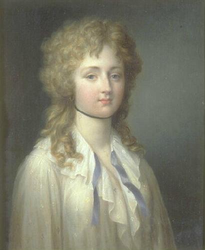 Jean-Pierre Franque Portrait of Louise Adelaide de Bourbon France oil painting art